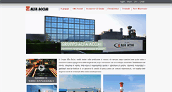 Desktop Screenshot of alfaacciai.it